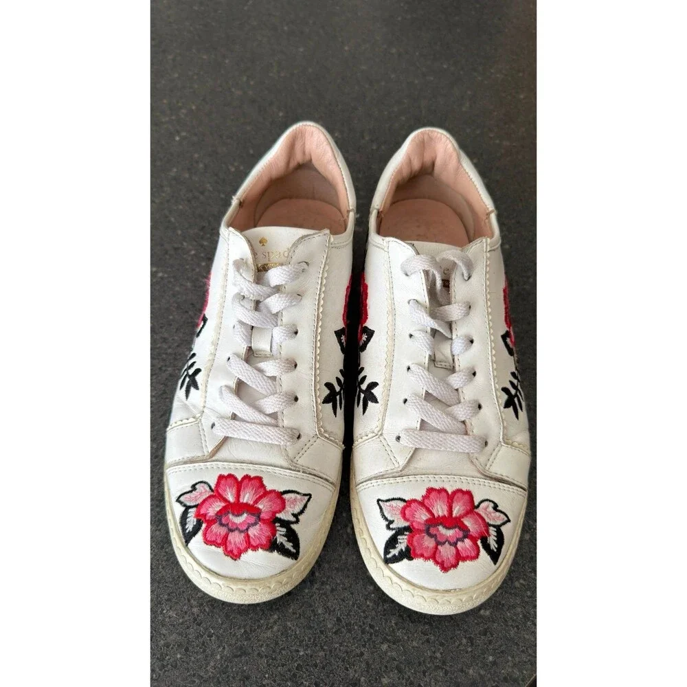 Kate Spade New York Everhart Floral Embroidered Sneakers